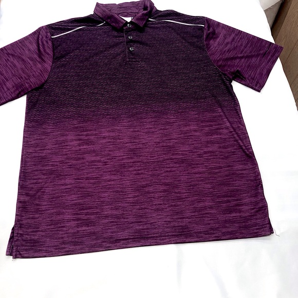 Men's Nicklaus Purple Polo Shirt - Picture 14 of 16